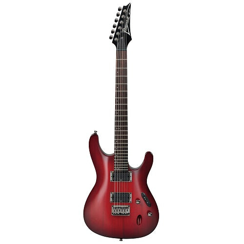 Ibanez S521-BBS Saber S Mahogany Body-Blackberry Sunburst - Red One Music