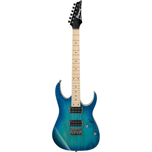 Ibanez RG421AHM-BMT Rg Standard Ash Body Maple Neck-Blue Moon Burst - Red One Music