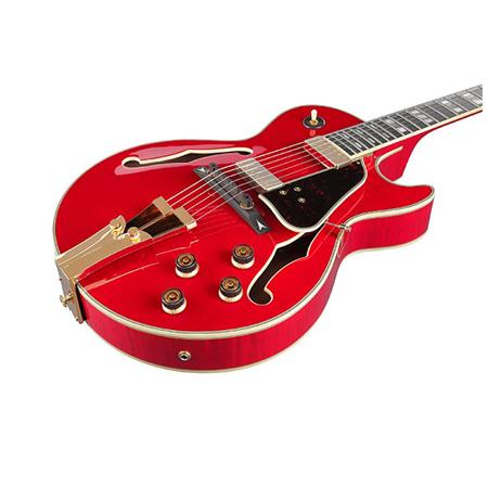 Ibanez GB10SEFMSRR George Benson Signature Hollow Body Electric Guitar (Sapphire Red)
