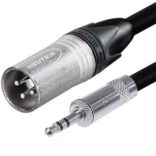 Digiflex NKXM-10 Male 1/8'' TRS TO Male 3-PIN XLR Cable Adapter - 10' - Red One Music