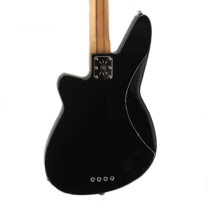 Reverend DECISION P Electric Bass with PJ Style Custom Pickups - Midnight Black