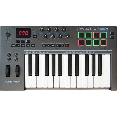 Nektar IMPACT LX25+ Keyboard Controller - Red One Music