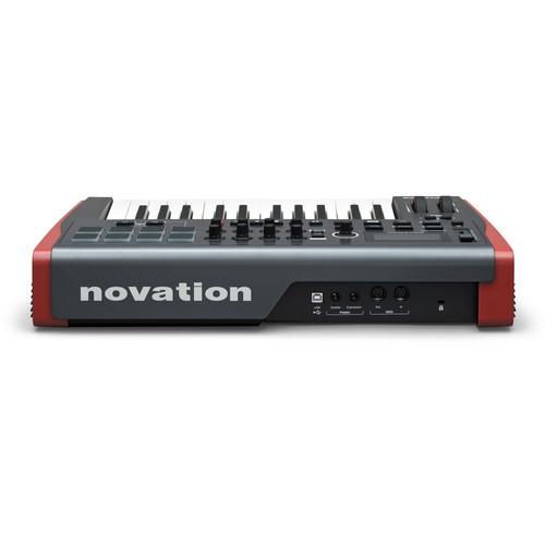 Novation Impulse 25 Usb Midi Keyboard Controller - Red One Music