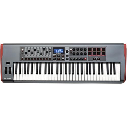 Novation Impulse 61 Usb Midi Keyboard Controller - Red One Music