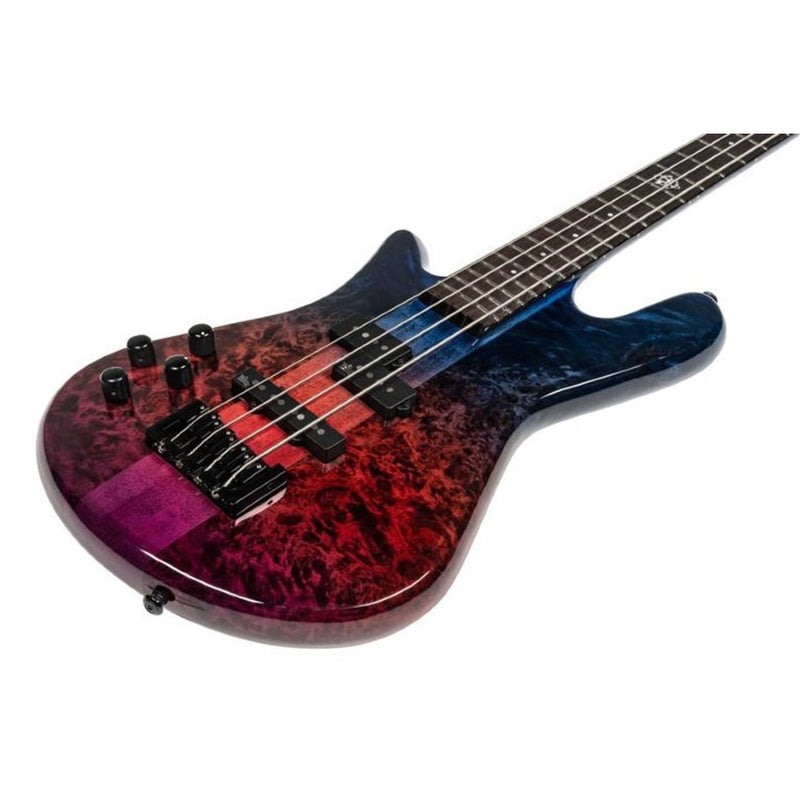 Spector NSETHOS4INTERLH NS ETHOS - Basse électrique pour gaucher avec micros Aguilar PJ - Palissandre/Brillant Interstellaire