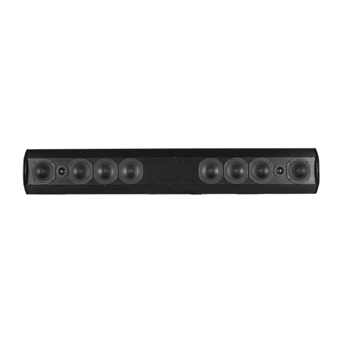 SoundTube IPD-TSB-2.0 Ultra-Thin 2-way Dante-Enabled Soundbar (Black)
