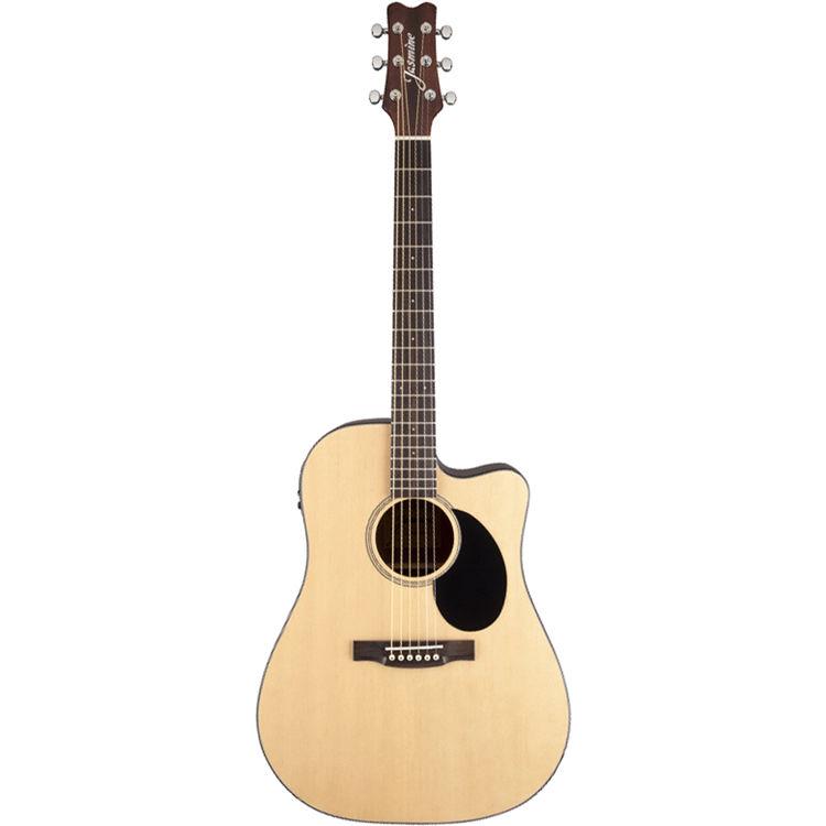 Jasmine Dreadnought Cutaway Jd-36Ce Acoustic Electric Guitar - Red One Music