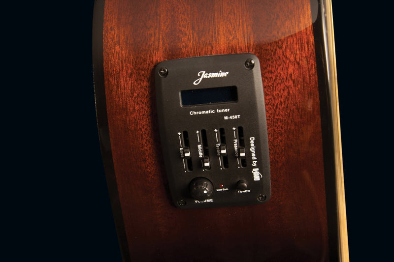 Jasmine JD39CE-SB Dreadnought Guitar acoustique Electric Solid Spruce (Sunburst)