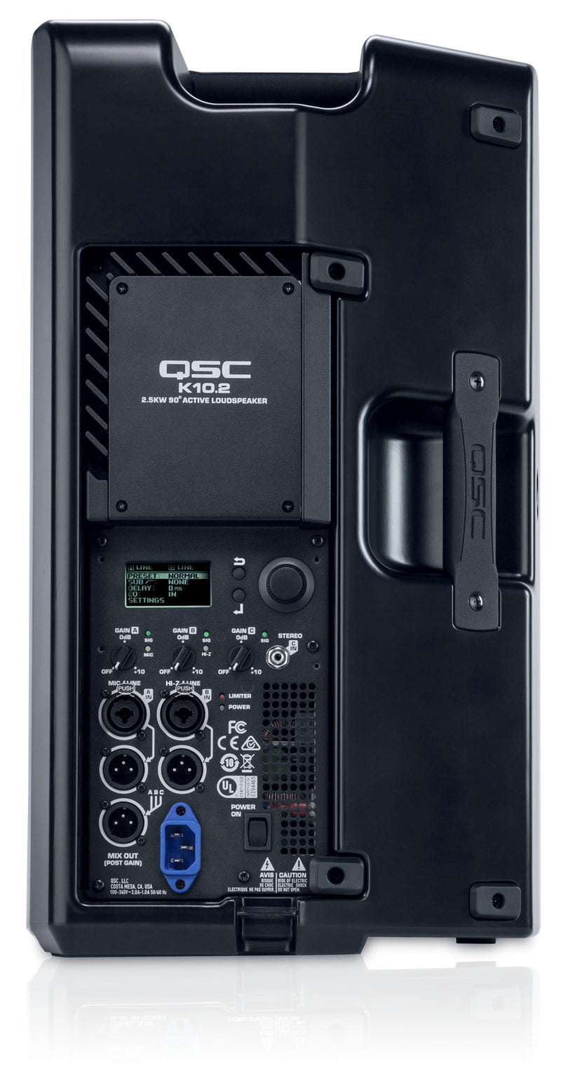 QSC K10.2 Active 10 Inch Loudspeaker - Red One Music