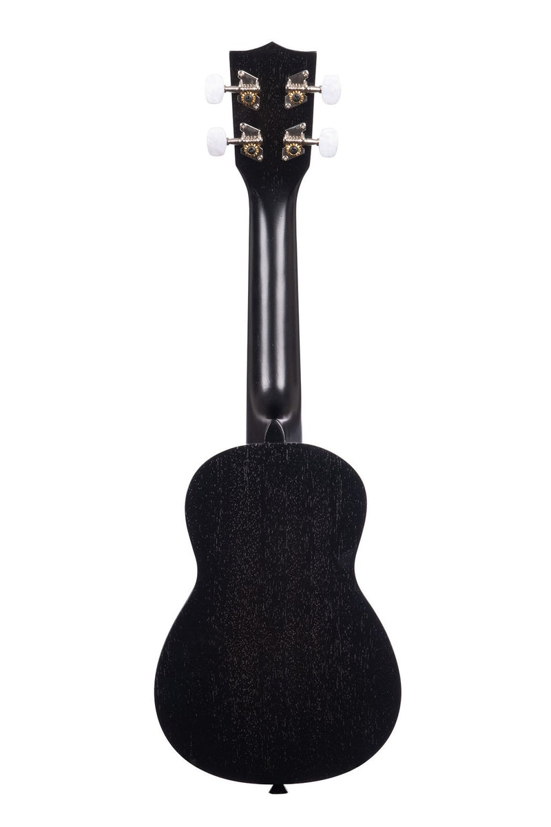 Kala KA-15S-BLK Satin Soprano Ukulele (Black)