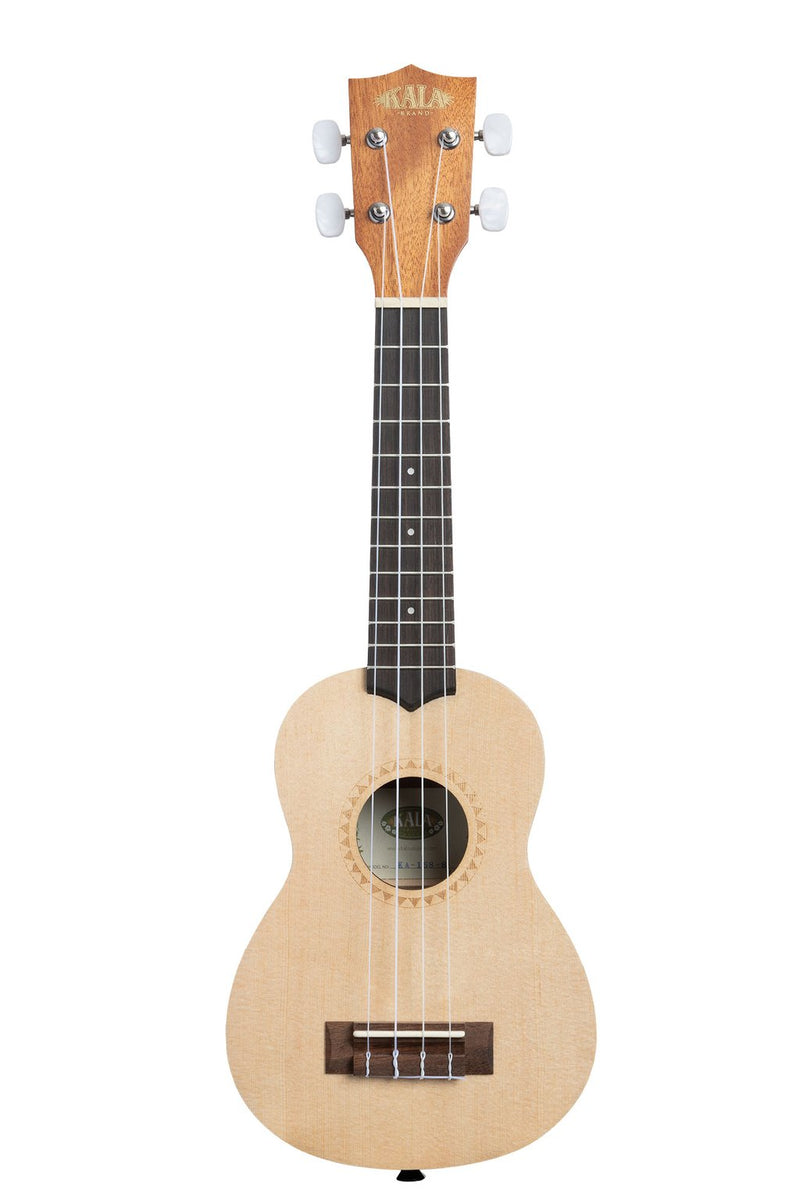 Kala KA-15S-S Table en épicéa acajou satiné Ukulélé soprano