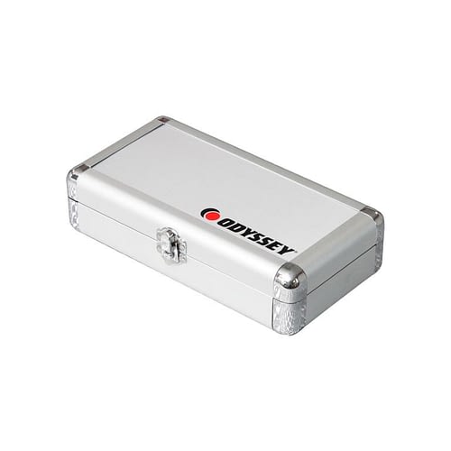 Odyssey KCC4PR2SL KROM Series PRO2 Case for Four Turntable Needle Cartridges (Silver)