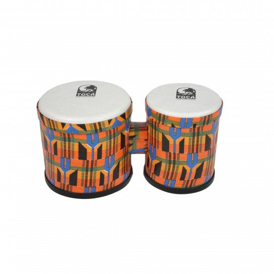 Toca TF2B-K Freestyle II Lightweight Bongos - Kente Cloth
