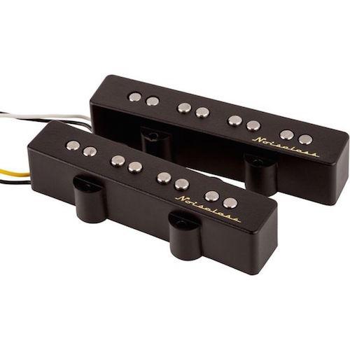 Fender Jazz Bass Vintage Noiseless Pickups Neck And Bridge Set - Red One Music