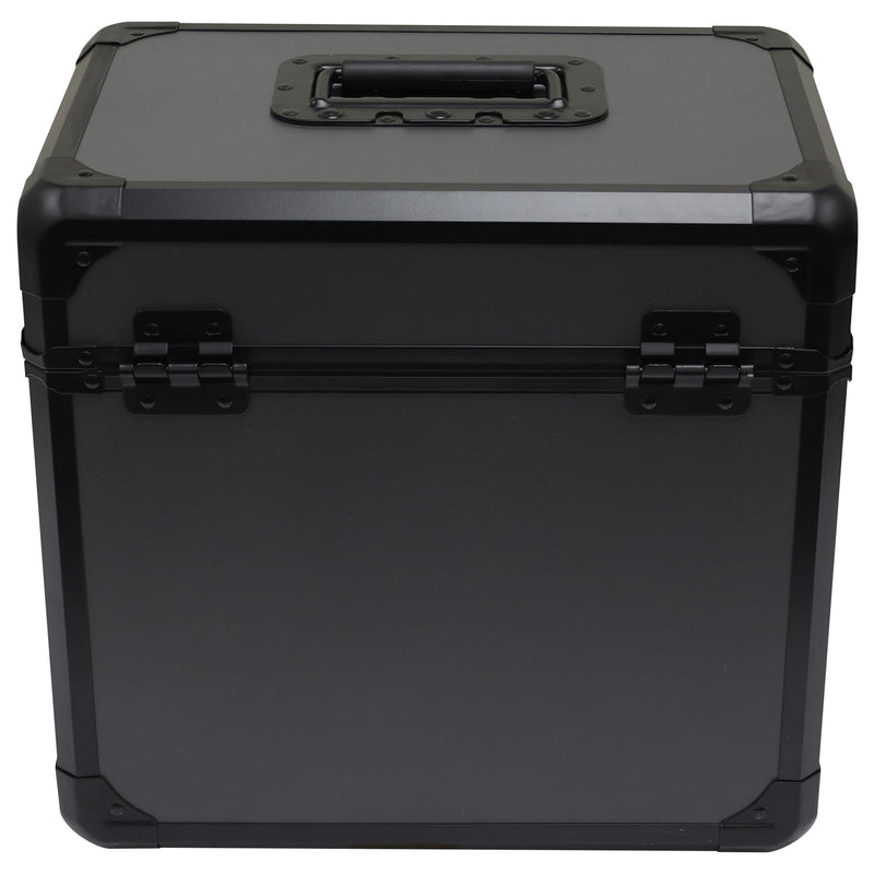 Odyssey KLP70BLG KROM Record/Utility Case for 70 12″ Vinyl Records (Black on Gray)