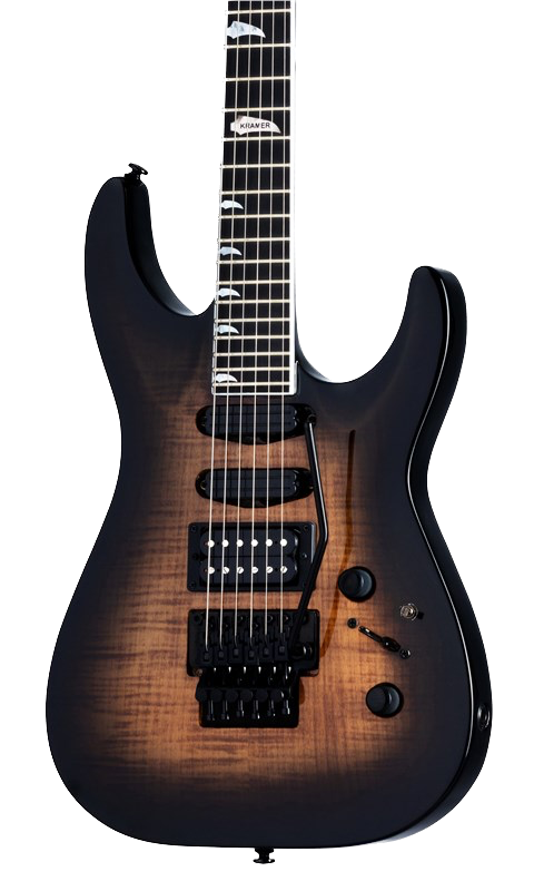Kramer SM-1 FIGURED Electric Guitar (Black Denim)