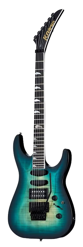 Kramer SM-1 FIGURED Electric Guitar (Caribbean Blue)
