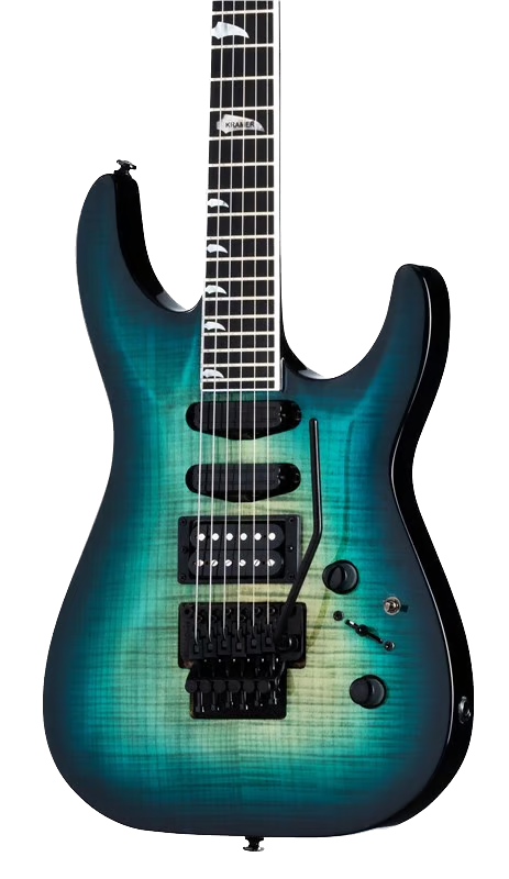Kramer SM-1 FIGURED Electric Guitar (Caribbean Blue)