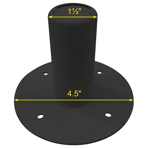 Odyssey LATSA2 - Adaptateur de montage sur trépied noir pour haut-parleurs