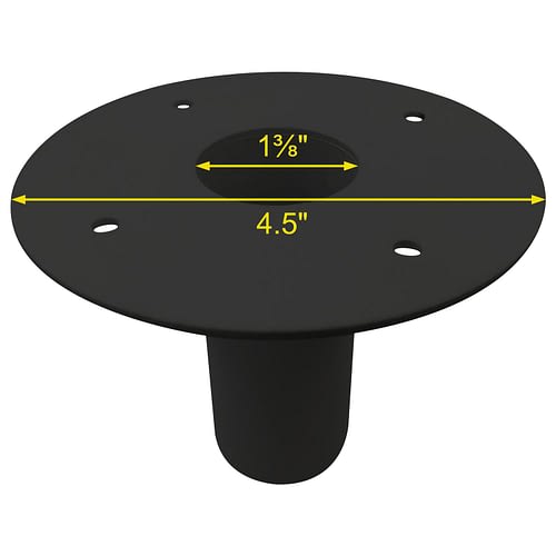 Odyssey LATSA2 - Adaptateur de montage sur trépied noir pour haut-parleurs
