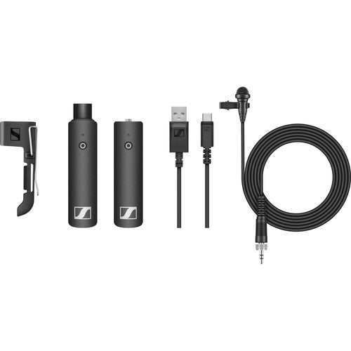 Sennheiser Xsw-D Lavalier Set - Digital Wireless Microphone System With Bodypack Transmitter And Me2-Ii Lav Mic (2.4 Ghz) - Red One Music
