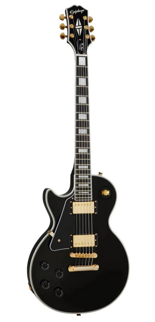 Epiphone LES PAUL CUSTOM Series Left-Handed Electric Guitar (Ebony)