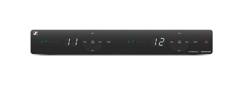 Sennheiser EM-XSW 1 DUAL- Un récepteur stationnaire double canal avec antennes internes (A : 548 à 572 MHz)