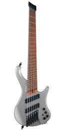 Ibanez EHB1006MSMGM EHB basse ergonomique sans tête multi-échelle 6 cordes avec housse (gris métallisé mat)