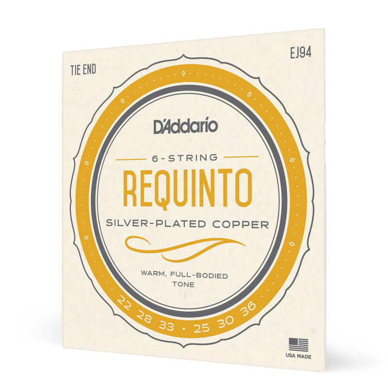 D'Addario EJ94 Silverplated Copper Wound on Nylon Requinto Strings