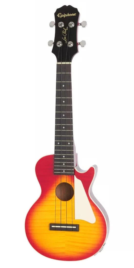Epiphone EUKELPHSNH Les Paul Acoustic Electric Soprano Ukulele (Cherry Sunburst)