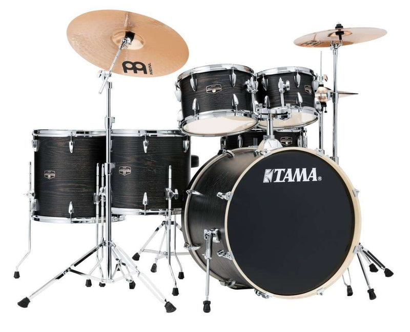Tama IE62CBOW Imperialstar 6-Piece Drum Outfit (Black Oak Wrap)