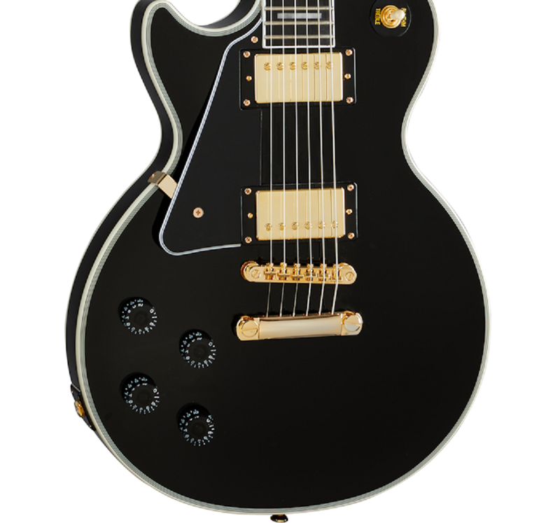 Epiphone LES PAUL CUSTOM Series Left-Handed Electric Guitar (Ebony)