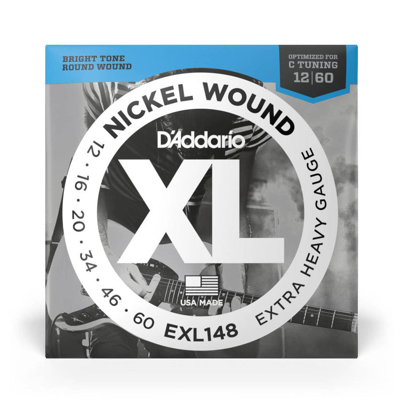 D'Addario EXL148 Xl Electric Guitar Strings Xtra Heavy 12-60