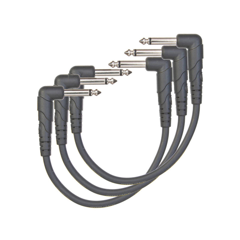 Planet Waves PW-CGTP-305 Right Angle 1/4'' Patch Cable 3-Pack