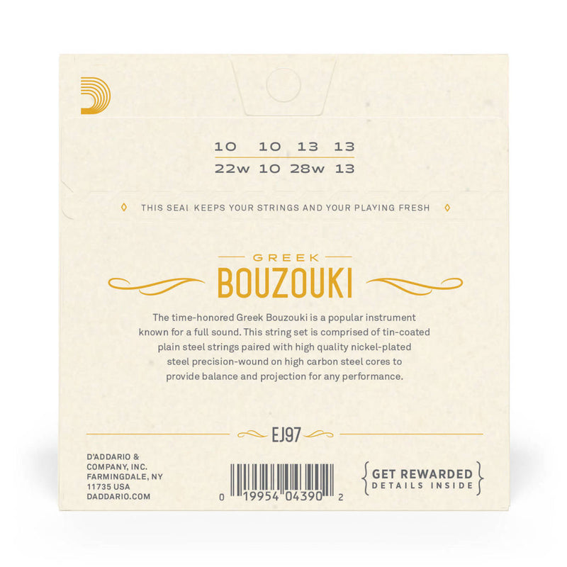 D'Addario EJ97 Bouzouki Grecs Strings