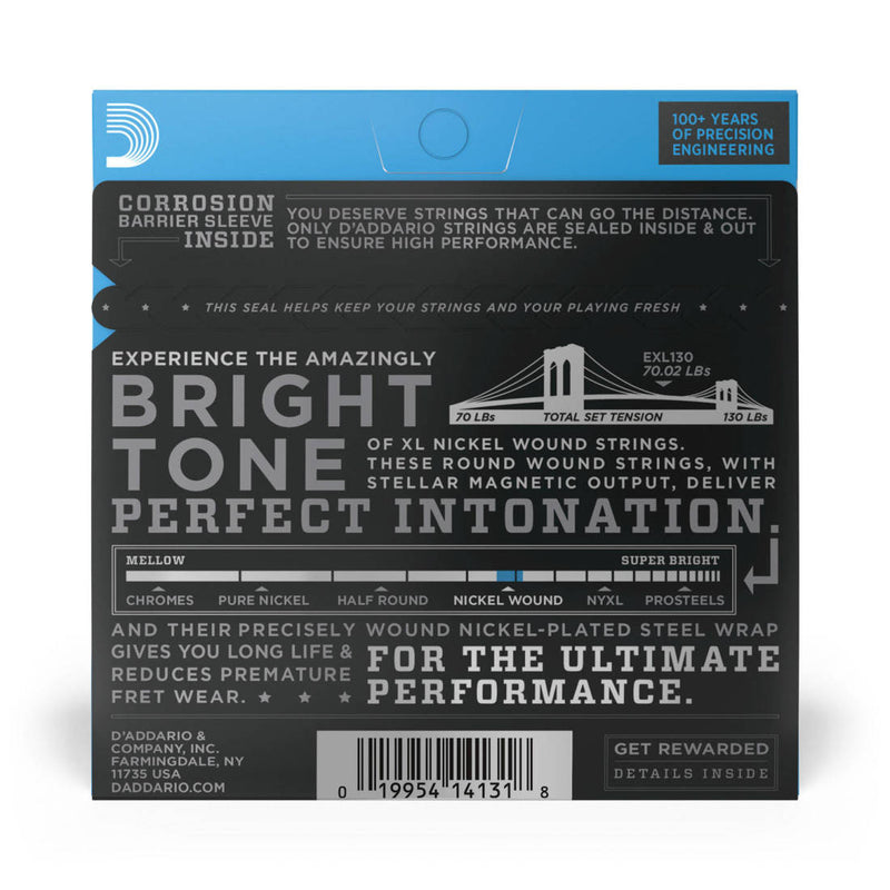 D'Addario EXL130 Nickel Wound EXTRA SUPER LIGHT 08-38
