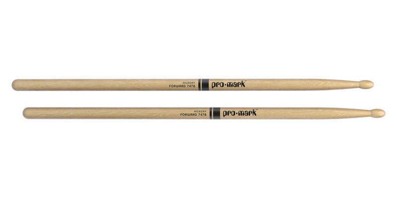 Pro-Mark TX747BW Hickory 747B ''Super Rock'' Wood Tip Drumstick