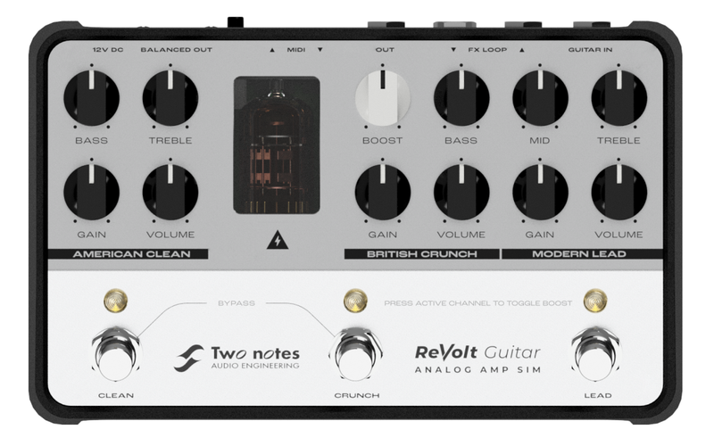 Two Notes TNREVOLTG ReVolt Guitar Amp Simulator Pedal