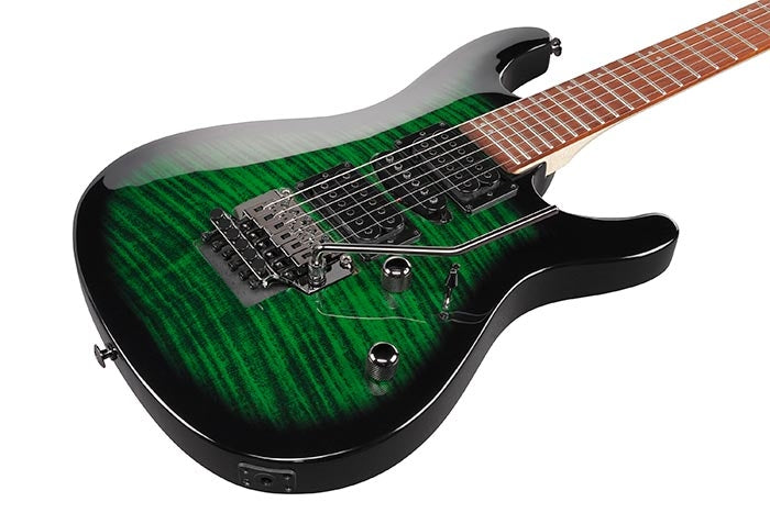 Ibanez KIKOSP3TEB Kiko Loureiro Signature Electric Guitar (Transparent Emerald Burst)