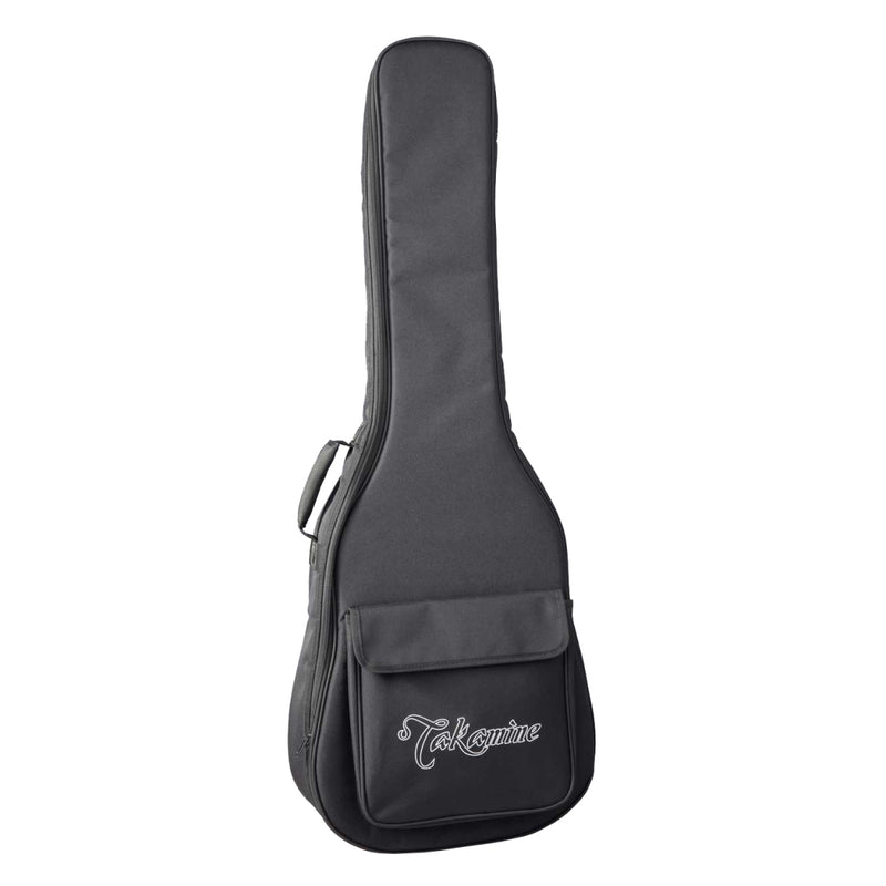 Takamine GD38CE-BLK Dreadnought Solid Spruce Top / acajou électrique acoustique à 12 cordes avec Gigbag (noir)