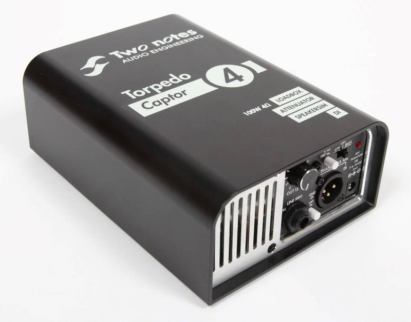 Two Notes TNCAPTOR4 Torpedo Captor Reactive Loadbox DI and Attenuator - 4 ohm