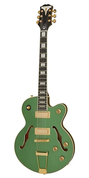 Epiphone ETUK Uptown Kat ES Guitare électrique à corps creux (Vert émeraude)