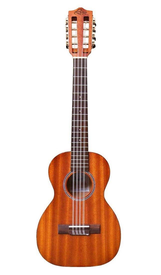 Leho LHU8-ASAK-CE Acacia 8-String Tenor Ukulele With EQ