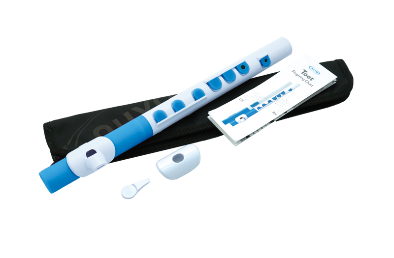 Nuvo N430TWBL TooT Beginner Flute (White/Blue)