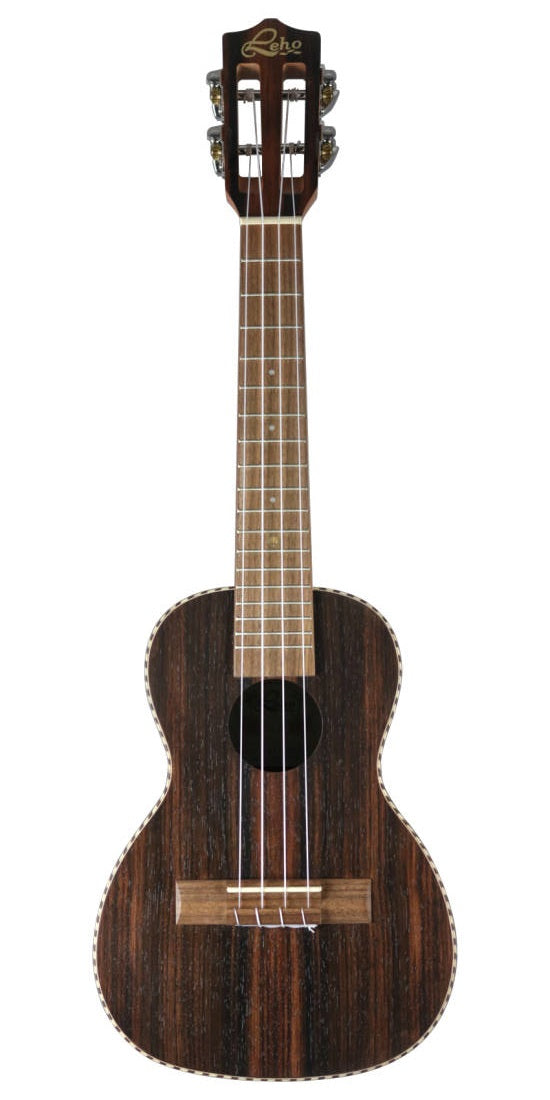 Leho LHUS-ALEB Arch Back Ebony Soprano Ukulele