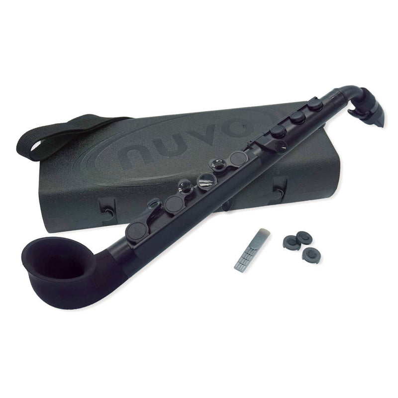 Nuvo N520JBBK jSax Saxophone de démarrage incurvé en plastique V2 (noir)