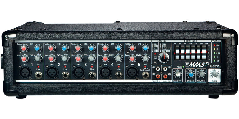 Mélangeur double alimentation 5 canaux Yorkville MM5D MicroMix Series avec effets