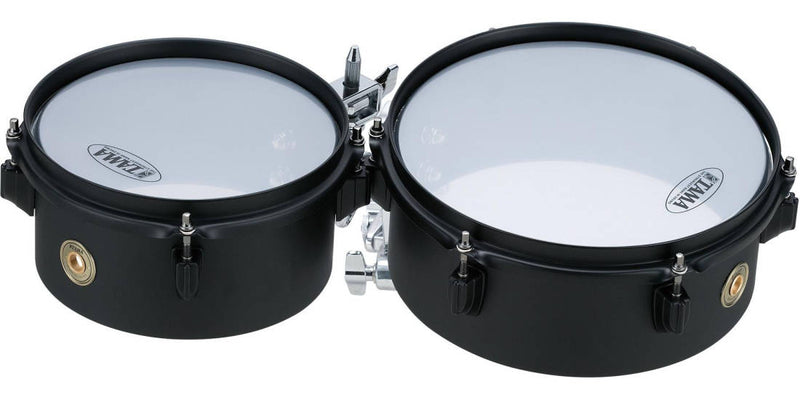 Tama MT810STBK Metalworks Effect Series Mini-Tymps (Matte Black) - 8" & 10"