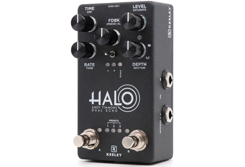 Pédale Keeley Halo Andy Timmons Dual Echo Signature