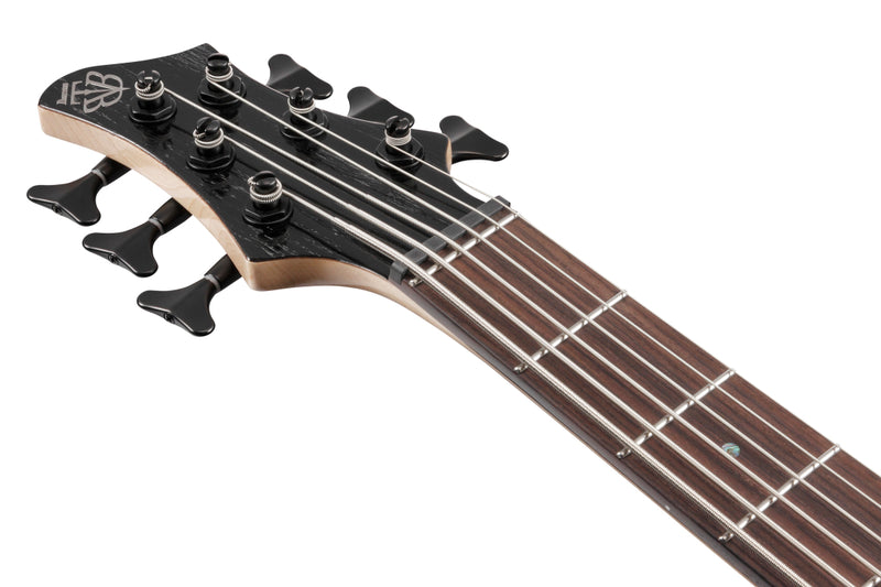 Ibanez BTB866SCWKL BTB Bass Workshop 6-String Electric Bass (Weathered Black Low Gloss)